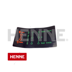 Original Aufkleber Schaltung Zapfwelle A4375840526