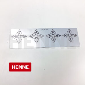 Original Hinweisschild