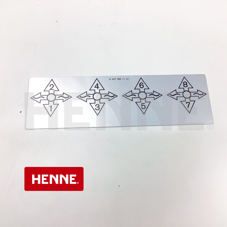 Original Hinweisschild