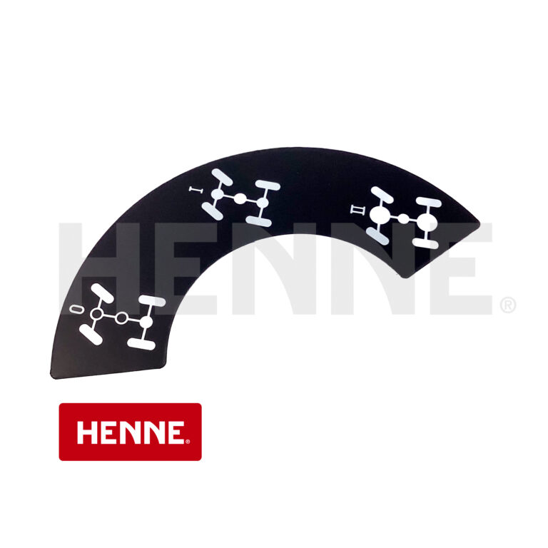 Original Unimog Aufkleber Allradsperre A4355840115 - schwarz