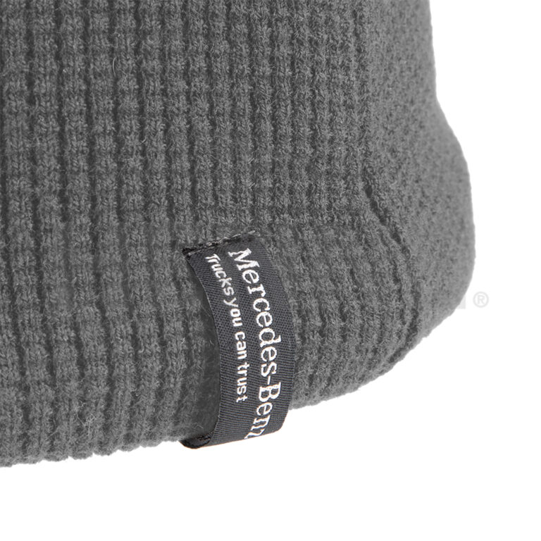 Mercedes-Benz Fleece Beanie / Mütze grau MBT0143 – Bild 4