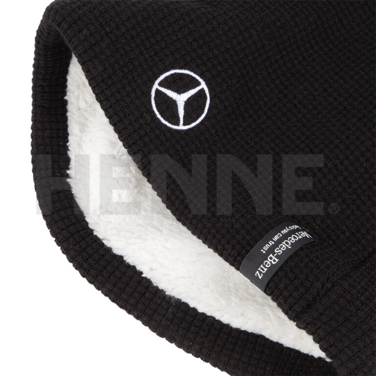 Mercedes-Benz Fleece Beanie / Mütze schwarz MBT0144 – Bild 3