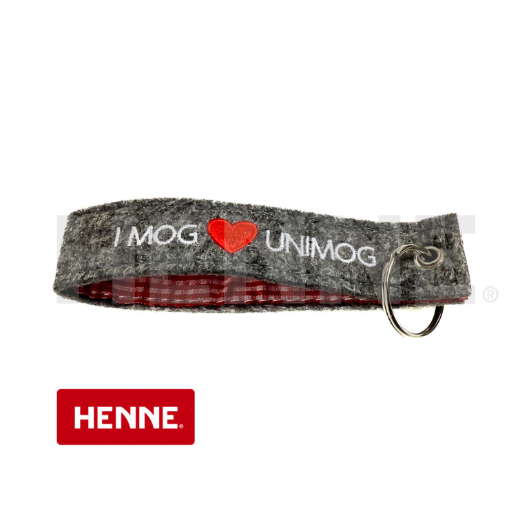 Henne Schlüsselanhänger "I MOG UNIMOG"