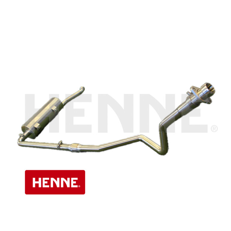 Unimog Schalldämpfer Komplettanlage Edelstahlausführung U421 45 PS Motor