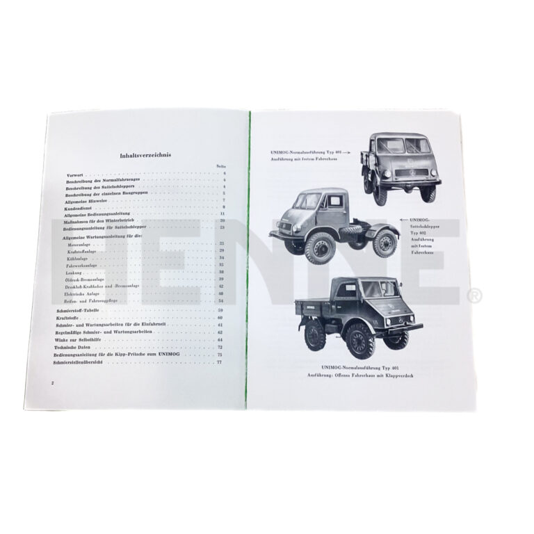 Betriebsanleitung Unimog 401 402 2010 – Bild 2
