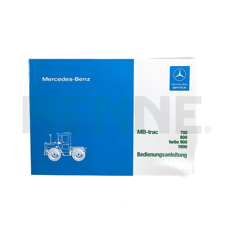Betriebsanleitung MB-trac 440 441 700 800 900 turbo 1000