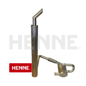 Unimog Hochlegung mit Edelstahlblende DM=70 mm Auspuffrohr U403 U406 U416 U417
