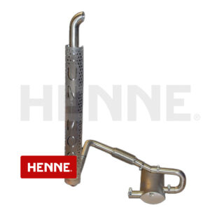 Unimog Hochlegung Edelstahlausführung mit Edelstahlblende und Schriftzug DM=70mm U403 U406 U416 U417