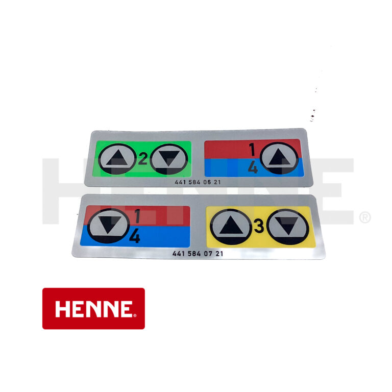MB trac Aufkleber "Hydraulikanschlüsse hinten"