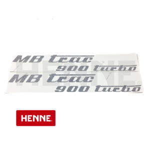 MB trac Aufkleber Motorhaube "MB trac 900 turbo"