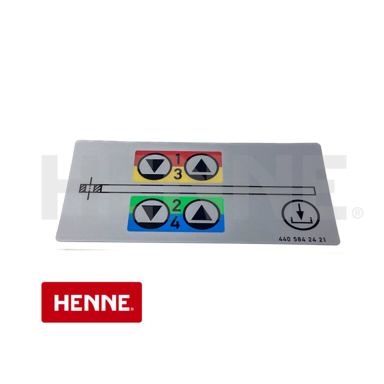 MB trac Aufkleber "Hydraulikanschlüsse vorne kleine Baureihe BR 440"