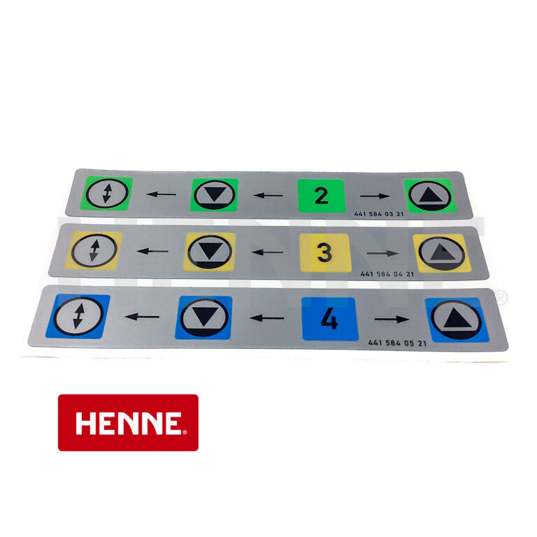 MB trac Aufkleber "Hydraulik Steuergeräte 3er Set"