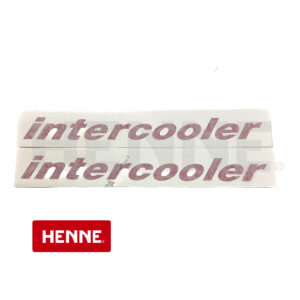MB trac Aufkleber Motorhaube "intercooler" klein 2er Satz - 320mm x 30mm
