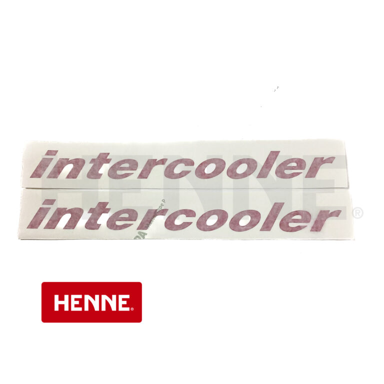 MB trac Aufkleber Motorhaube "intercooler" klein 2er Satz - 320mm x 30mm