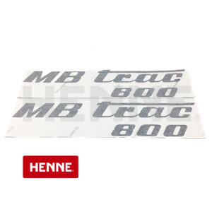 MB trac Aufkleber Motorhaube "MB trac 800" 2er Satz