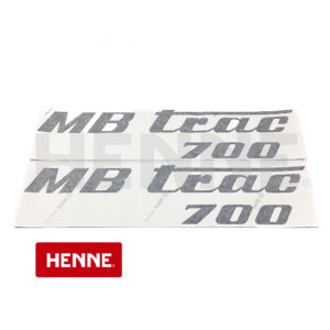 MB trac Aufkleber Motorhaube “MB trac 700” 2er Satz - olivgrün