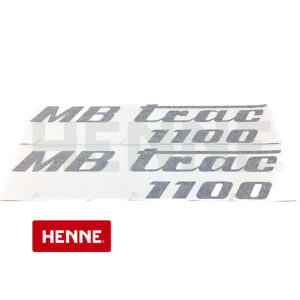 MB trac Aufkleber Motorhaube "MB trac 1100" 2er Satz