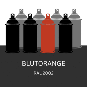 400ml Lackspray Blutorange RAL 2002 – 1K-Autolack