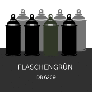 400ml Lackspray Flaschengrün DB 6209 – 1K-Autolack