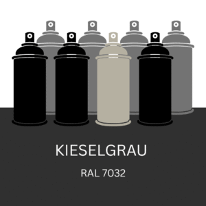 400ml Lackspray Kieselgrau RAL 7032 – 1K-Autolack