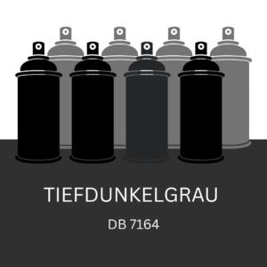 400ml Lackspray Tiefdunkelgrau DB 7164 – 1K-Autolack