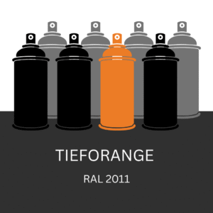 400ml Lackspray Tieforange RAL 2011 – 1K-Autolack