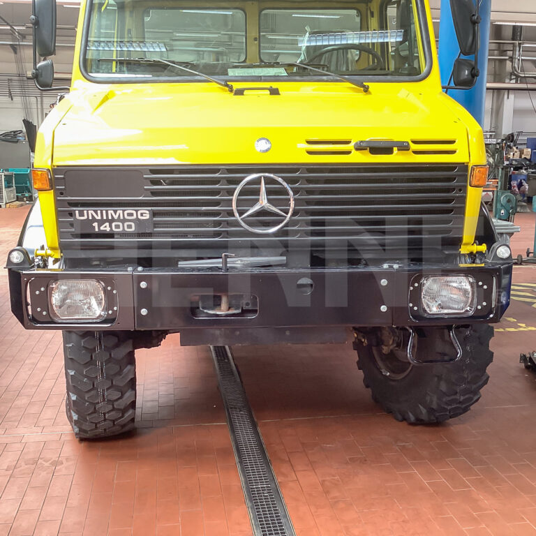 Umbausatz Leuchtweitenregler auf elektrisch Scheinwerfer Unimog 424 425 427 435 437 – Bild 4